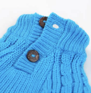 DOGO Cable Knit Sweater in Blue